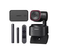 OBSBOT Tiny 2 Lite Webcam 4K avec Adaptateur HDMI, Télécommande et Trépied, Caméra PTZ de Streaming avec Suivi IA, Capteur 1/2", Contrôle Gestuel, 60 fps, HDR, Microphones, Webcam pour Ordinateur de B