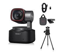OBSBOT Tiny 2 Webcam PTZ 4K alimentée par l'IA 1/1,5" CMOS 4 x Mise au Point Plus Rapide USB 3.0 Transfert de données 10 Fois Plus Rapide Commande vocale avec Mini trépied de Table