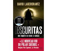 David Lagercrantz – Obscuritas – Une enquête de Rekke & Vargas – Poche