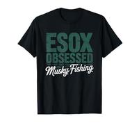 Obsédé Esox Obsession Maskinongé Style De Vie Addiction Eau T-Shirt