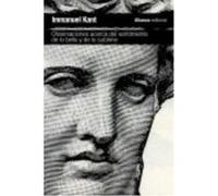 Observaciones Acerca Del Sentimiento De Lo Bello Y De Lo Sublime - Kant, Immanuel Kant, Immanuel (Auteur)