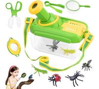 Observant Insecte Boite, 17 pcs Enfant Kit de Capture Insectes, Explorateur Extérieur Insecte Boite, Capture Insectes Boite, pour Enfants Exploration en Extérieu Observant