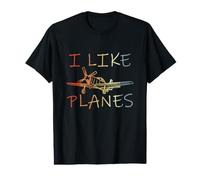 Observateur d'avions Passionné d'aviation T-Shirt Graphique avec Valeur