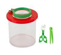 Observateur de découverte avec tasse d'observation transparente et couvercle de vue, jouet portable d'étude de la nature pour promenades dans la cour, l'école, les sciences et les leçons familiales