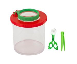 Observateur de découverte avec tasse d'observation transparente et couvercle de vue, jouet portable d'étude de la nature pour promenades dans la cour, l'école, les sciences et les leçons familiales