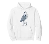 Observateur d'oiseaux du héron Bleu Sweat à Capuche