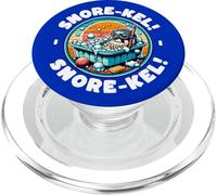 Observateur d'oiseaux Mignon et Faucon pèlerin dans Un Bain PopSockets PopGrip pour MagSafe