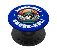Observateur d'oiseaux Mignon et Faucon pèlerin PopSockets PopGrip Adhésif
