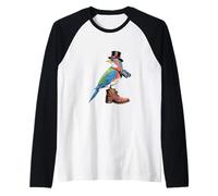Observateur d'oiseaux mignon Manche Raglan