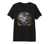 Observation de la tempête de Tofino sur l'île de Vancouver, Canada T-Shirt Haut de Gamme