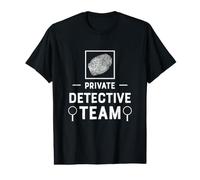 Observation de l'enquêteur Espion de l'équipe de détective privé T-Shirt Graphique avec Valeur