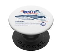 Observation des Baleines Baleines à Bosse Orca Sea Animals PopSockets PopGrip Adhésif