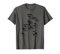Observation des Oiseaux de Rivage Vintage Amoureux de la Nature T-Shirt