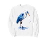 Observation des Oiseaux du héron Bleu Sweatshirt