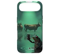 Observation d'OVNI Grenouille - Enlèvement de Vache Extraterrestre Coque pour iPhone Air