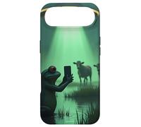 Observation d'OVNI Grenouille - Enlèvement de Vache Extraterrestre Coque pour iPhone Air