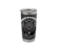Observations avancées. Loup sauvage. Canis Lupus Gobelet isotherme en acier inoxydable double paroi