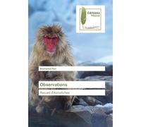 Observations - Mouhamed SARR - Universitaires Europeennes - broché - Livre