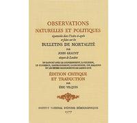 Observations naturelles et politiques sur les bulletins de mortalité