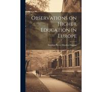 Observations On Higher Education In Europe