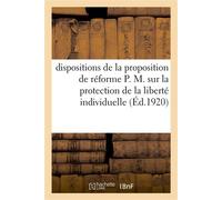 Observations sur certaines dispositions de la proposition de réforme P. M. - Bouchez - Hachette Bnf - broché - Livre