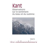 Observations Sur Le Sentiment Du Beau Et Du Sublime