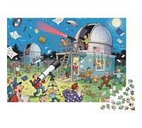 Observatoire du Club d'Astronomie Amateur Puzzle en Bois Imperméable Puzzles De 1000 Pièces pour Adultes Défi Et Casse-tête Jeux De Stimulants