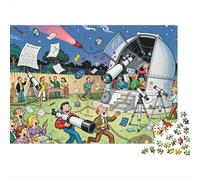 Observatoire du Club d'Astronomie Amateur Puzzle en Bois Imperméable Puzzles De 1000 Pièces pour Adultes Impossible De Décoration pour La Maison