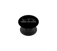 Obsessed with Murder Group of Crows Ravens PopSockets PopGrip Adhésif