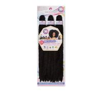 OBSESSION Tresse douce au crochet synthétique/lot de 3 pré-gonflés/lot économique/torsade Poppin 50,8 cm (couleur 2)