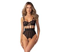 Obsessive - Body Ouvert à l’Entrejambe - Noir