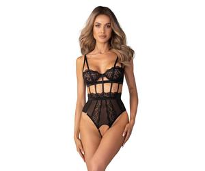 Obsessive - Body Ouvert à l’Entrejambe - Noir