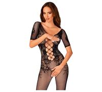Obsessive - body résille ouvert dos nu - noir - taille S-L