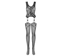 Combinaison dentelle sexy - Noir S/M/L