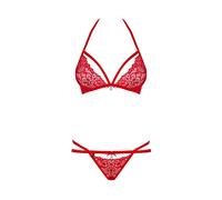 Obsessive Ensemble soutien-gorge pour femme, rouge, S-M