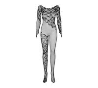 Bodystocking F210 S/M/L - Noir Obsessive en nylon Noir S/M/L