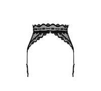 Obsessive Porte-Jarretelles Sexy Marrbel Garter Belt, Noir,S-M