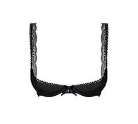 Obsessive Soutien-gorge Miamor ouvert push-up en dentelle noir L/XL 40/42
