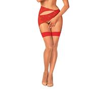 Lingerie Sexy Femme Bas S814 rouge - OBSESSIVE