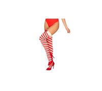 Obsessive- Sexy Bas Rouge et blanc noel S/M