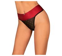 Obsessive - string sexy - nœud décoratif - rouge