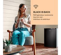 Obsidian Réfrigérateur 72 litres congélateur noir E