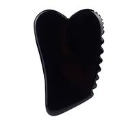 Obsidienne Noire Visage Gua Sha Outil En Dents De Scie SPA Masseur Acupuncture Produit De Beauté Du Visage Pour Les Soins De Santé,1 PCS
