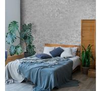 Papier peint - Holden - Obsidian - Gris-Argent - Texturé - Métallique - 10m x 53cm