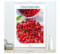 Obst Kalender - GESUND DURCH DAS JAHR (hochwertiger Premium Wandkalender 2026 DIN A2 hoch), Kunstdruck in Hochglanz: Entdecken Sie den "Obst-Kalender: ... Perfekt für Obstliebhaber und Gesundh