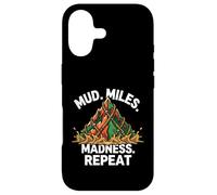 Obstacle Course Racing Mud Miles Madness Repeat Coque pour iPhone 17
