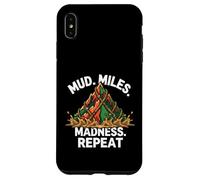 Obstacle Course Racing Mud Miles Madness Repeat Coque pour iPhone XS Max