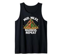 Obstacle Course Racing Mud Miles Madness Repeat Débardeur