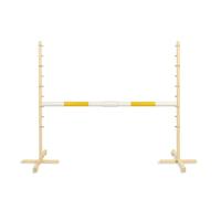 Obstacle de Saut pour Hobby Horse 160cm, h-120 cm, Faisceau 50mm - Jaune