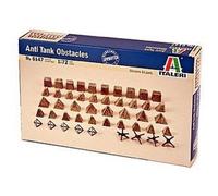 Obstacles Antichars Diorama Kit En Plastique 1:72 Modèle ITALERI
